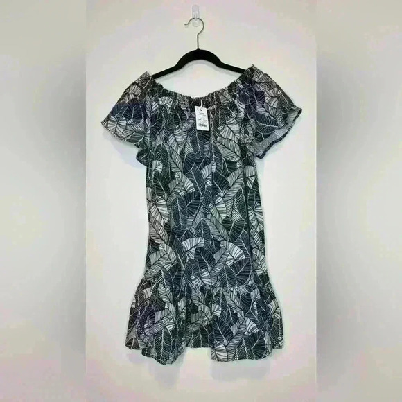 Marine Layer Womens Shirley Off The shoulder dress ,  sz large - Picture 6 of 9